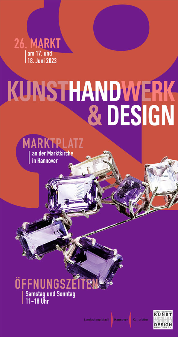 Einladung 26. Markt für Kunsthandwerk und Design